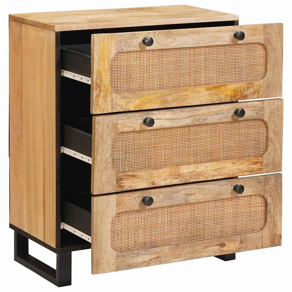Πλαϊνό γραφείο Καφέ 60 x 33 x 75 cm Στερεό ξύλο μάνγκο - Pakobazaar