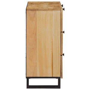 Πλαϊνό γραφείο Καφέ 60 x 33 x 75 cm Στερεό ξύλο μάνγκο - Pakobazaar