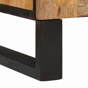 Κομοδίνο με συρτάρι Φυσικό 50 x 33 x 60 εκ Στερεό ξύλο μάνγκο