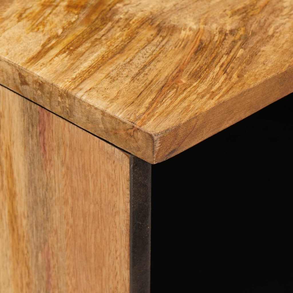 Ντουλάπι TV με συρτάρι Καφέ 100 x 33 x 46 εκ Στερεό ξύλο μάνγκο