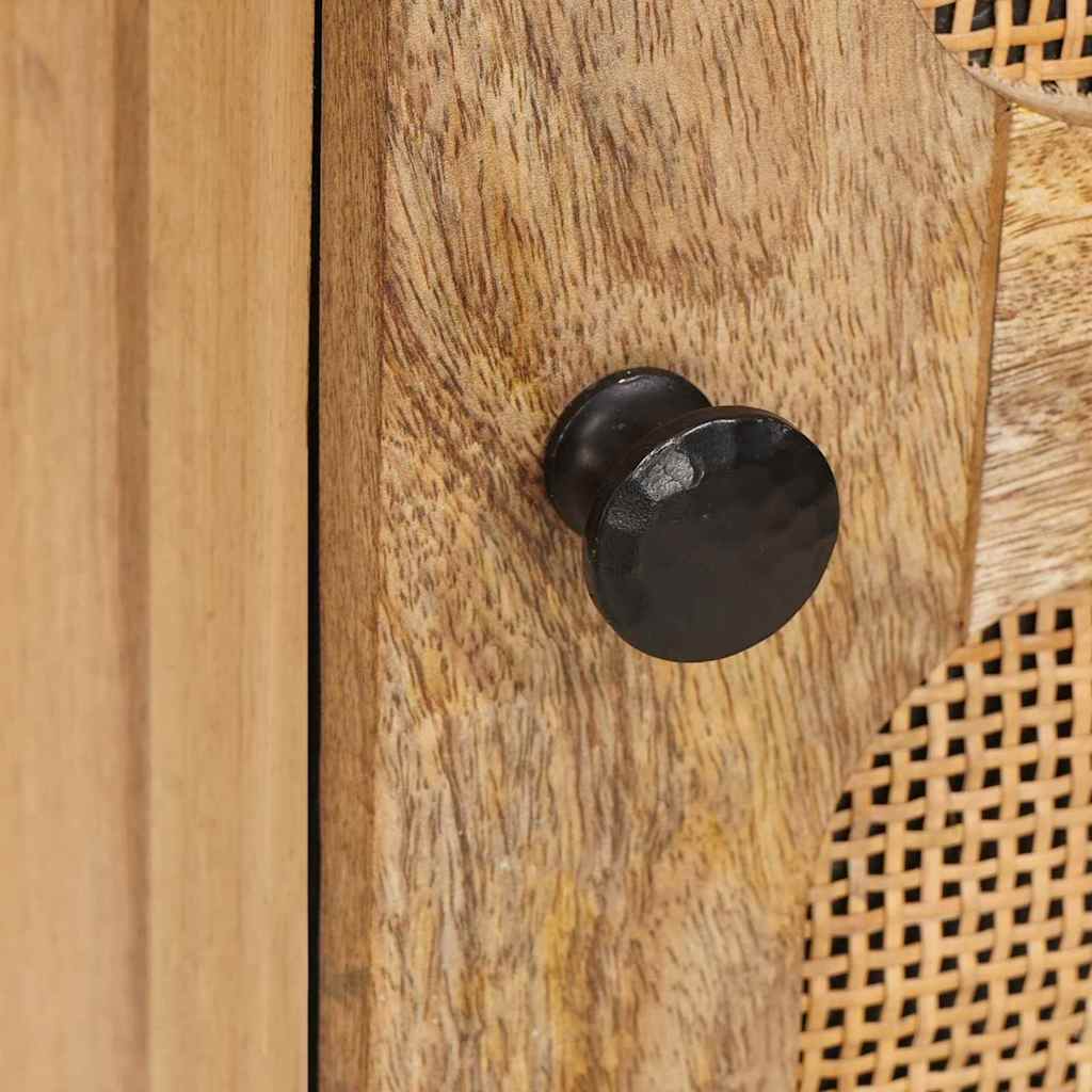 Πλαϊνό γραφείο Καφέ 40 x 33 x 75 εκ. Στερεό ξύλο μάνγκο