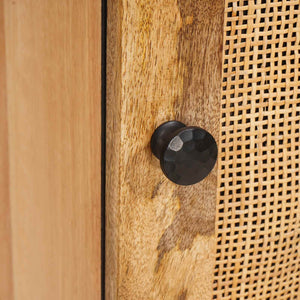Highboard με αποθήκευση Καφέ 90 x 33 x 75 εκ Στερεό ξύλο μάνγκο - Pakobazaar
