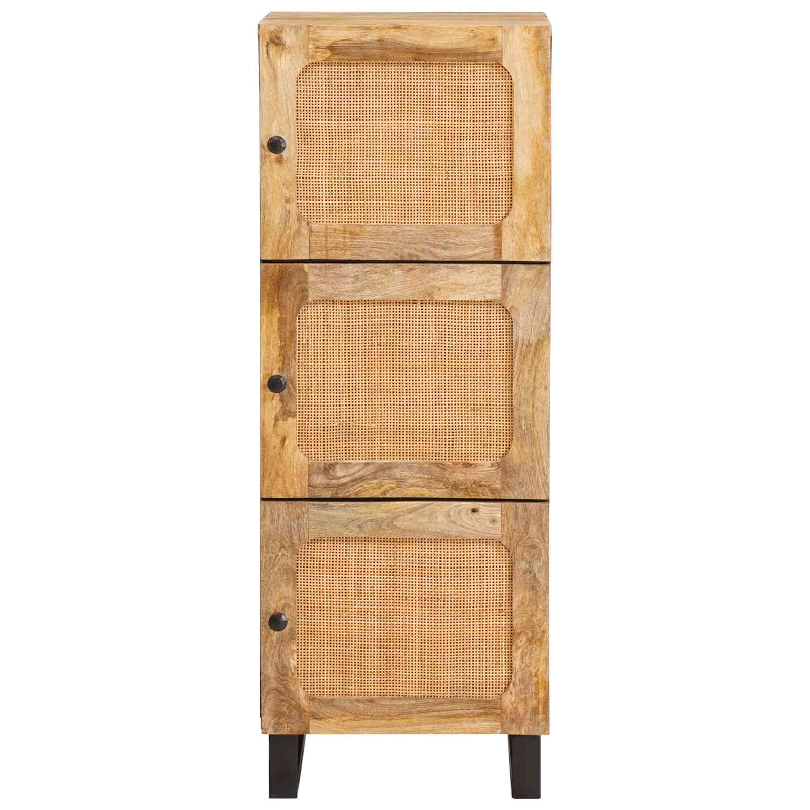 Highboard με αποθήκευση Καφέ 90 x 33 x 75 εκ Στερεό ξύλο μάνγκο - Pakobazaar