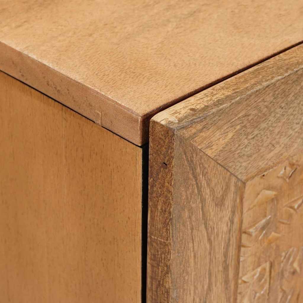 Μονάδες TV Ανοιχτό καφέ 105 x 33 x 46 εκ. Στερεό ξύλο μάνγκο - Pakobazaar