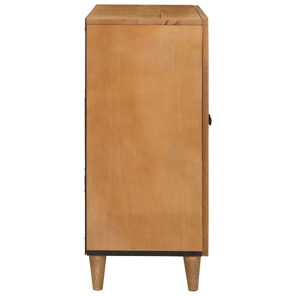 Πλαϊνό γραφείο Ανοιχτό καφέ 60 x 33 x 75 cm Μασίφ ξύλο μάνγκο