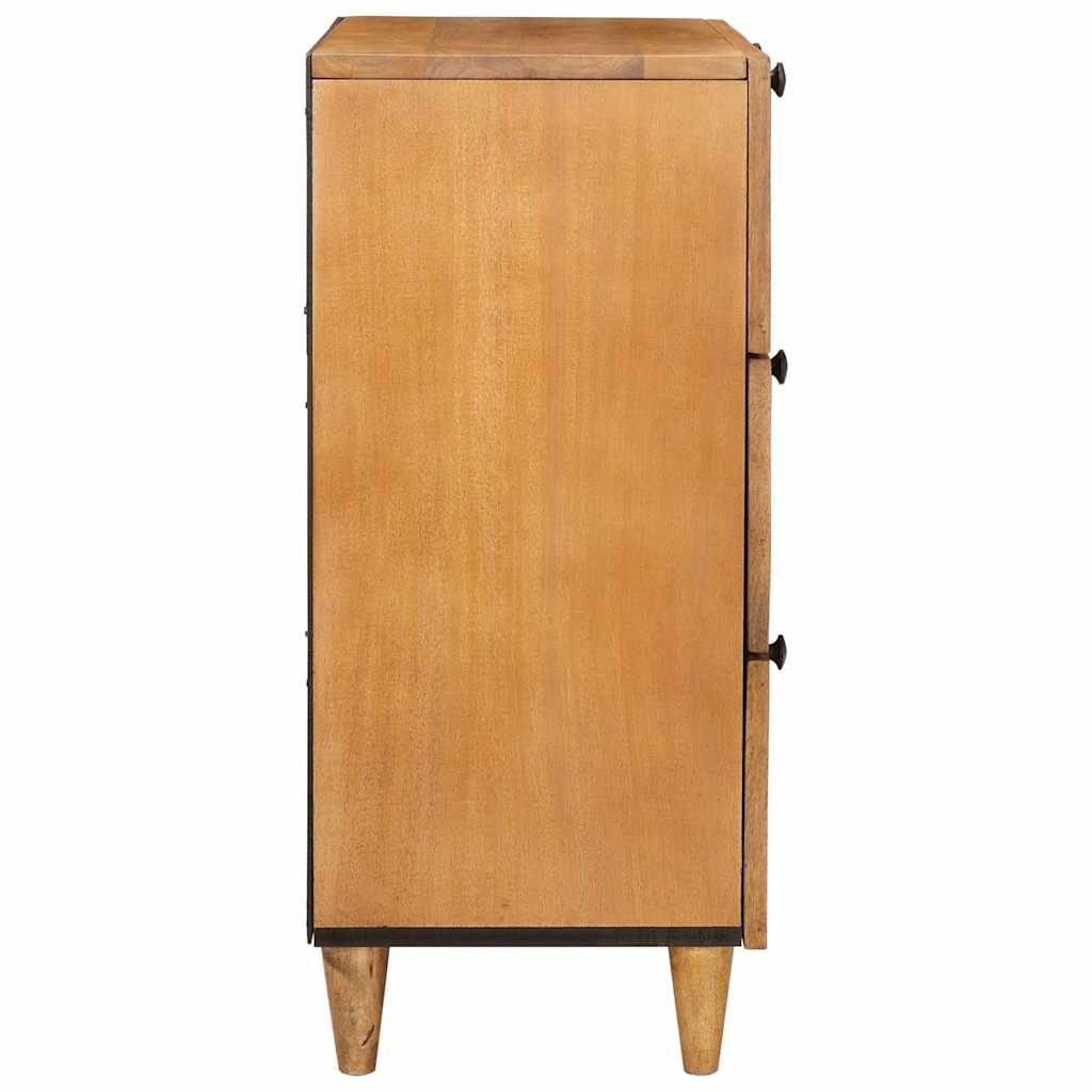 Πλαϊνό γραφείο Ανοιχτό καφέ 60 x 33 x 75 cm Μασίφ ξύλο μάνγκο