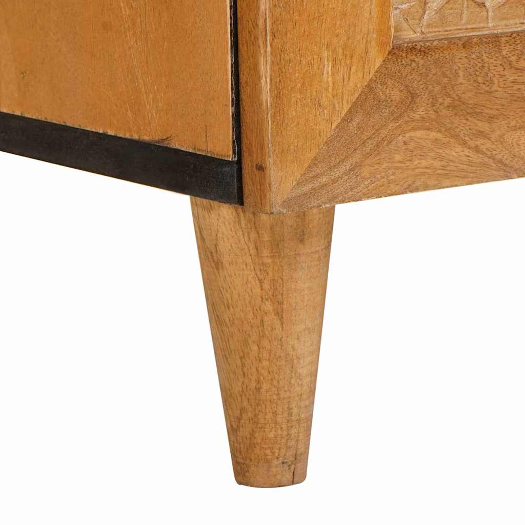 Κομοδίνο Ανοιχτό καφέ 50 x 33 x 62 εκ. Επεξεργασμένο Ξύλο