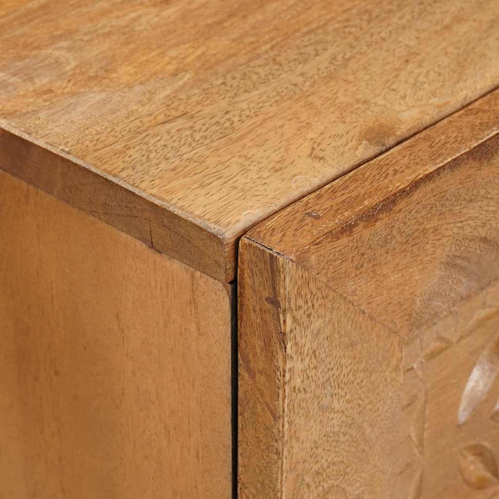 Πλαϊνό γραφείο με συρτάρι Ανοιχτό καφέ 33.5 x 40 x 75 εκ - Pakobazaar