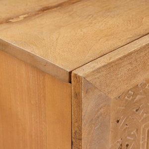 Πλαϊνό γραφείο Ανοιχτό καφέ 33.5 x 90 x 75 εκ - Pakobazaar