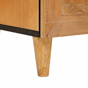 Πλαϊνό γραφείο Ανοιχτό καφέ 33.5 x 90 x 75 εκ - Pakobazaar