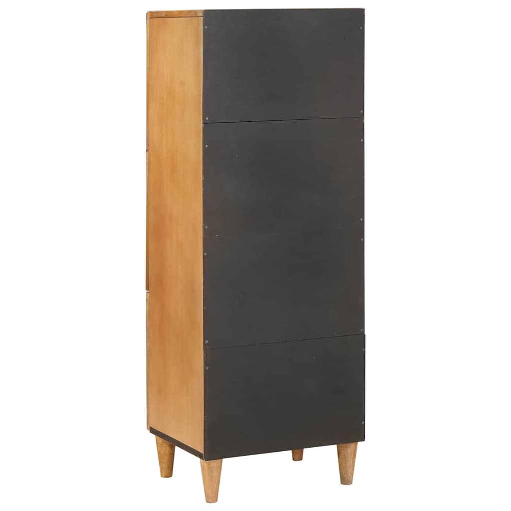 Highboard Ανοιχτό καφέ 40 x 33 x 110 εκ Μασίφ ξύλο μάνγκο - Pakobazaar