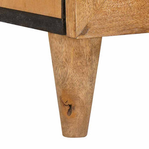 Highboard Ανοιχτό καφέ 60 x 33 x 100 εκ. Μασίφ ξύλο μάνγκο - Pakobazaar