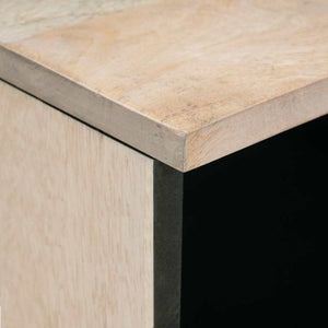 Κομοδίνο Λευκό 50 x 33 x 62 εκ. Επεξεργασμένο Ξύλο