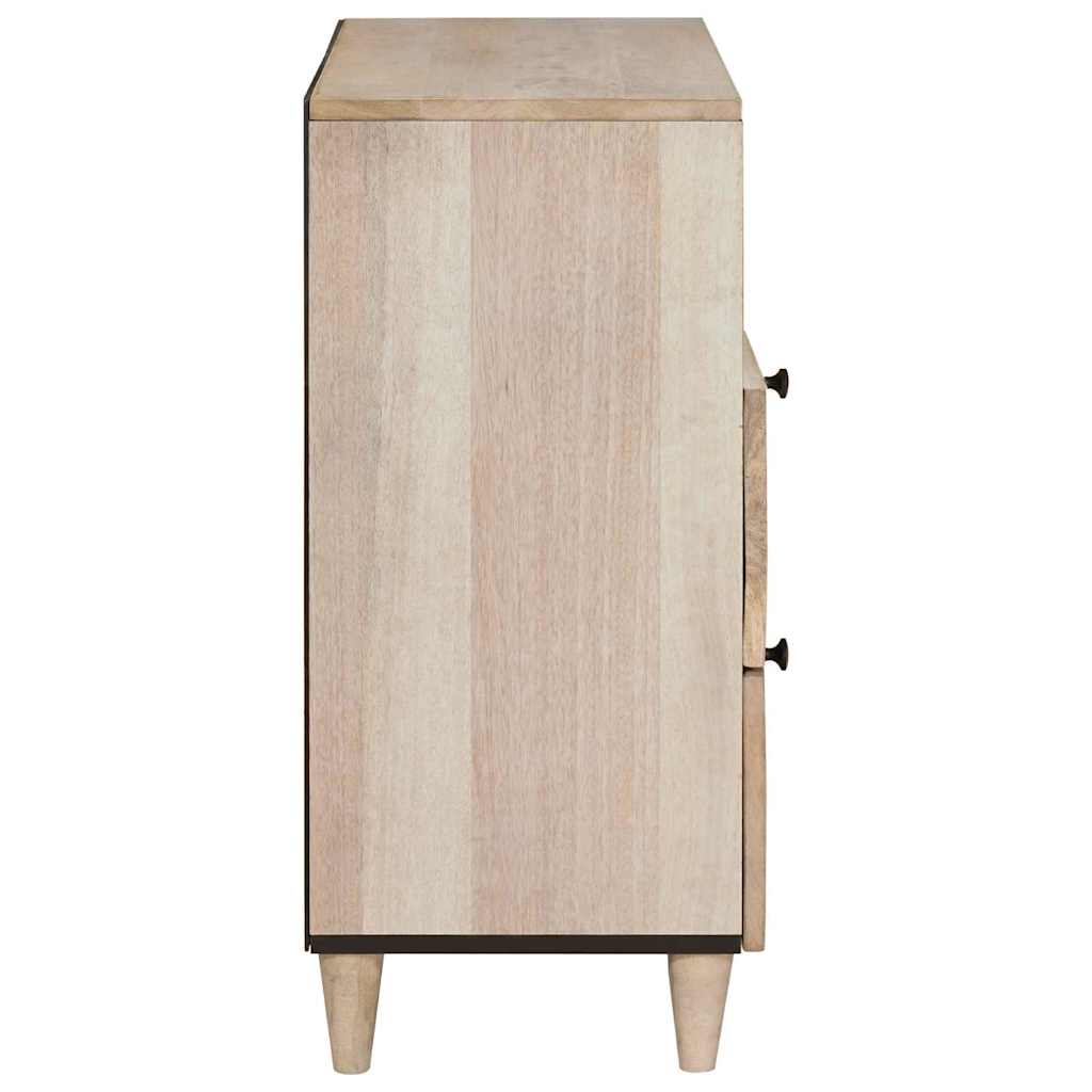 Κομοδίνο Λευκό 50 x 33 x 62 εκ. Επεξεργασμένο Ξύλο