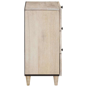 Πλαϊνό γραφείο με συρτάρι Λευκό 33.5 x 40 x 75 εκ - Pakobazaar