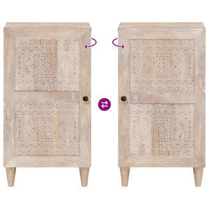 Πλαϊνό γραφείο Λευκό 33.5 x 40 x 75 εκ - Pakobazaar