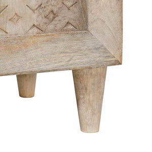 Πλαϊνό γραφείο Λευκό 33.5 x 60 x 75 εκ - Pakobazaar