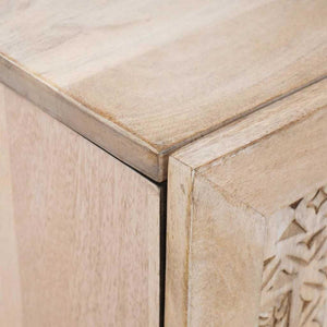 Πλαϊνό γραφείο Λευκό 33.5 x 60 x 75 εκ - Pakobazaar