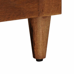 Κομοδίνο 2 pcs Καφέ 40 x 33 x 46 εκ. Στερεό ξύλο μάνγκο - Pakobazaar