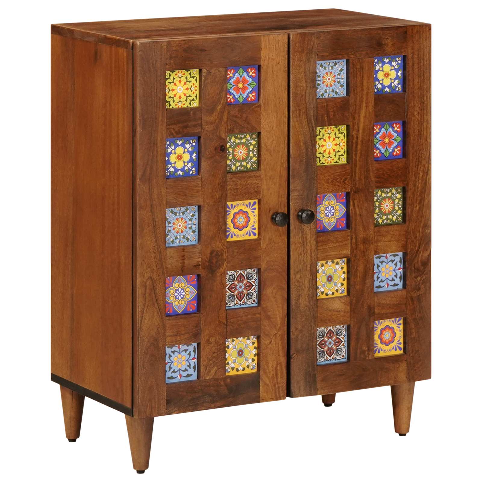 Πλαϊνό γραφείο Καρυδιά 60 x 33 x 75 cm Στερεό ξύλο μάνγκο - Pakobazaar