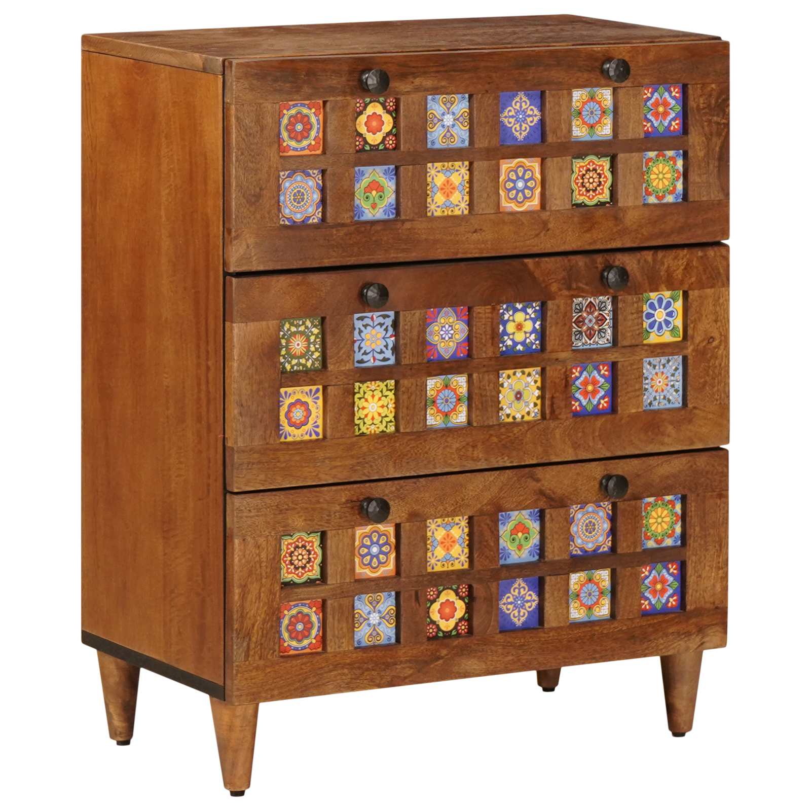 Πλαϊνό γραφείο Καρυδιά 60 x 33 x 75 cm Στερεό ξύλο μάνγκο - Pakobazaar