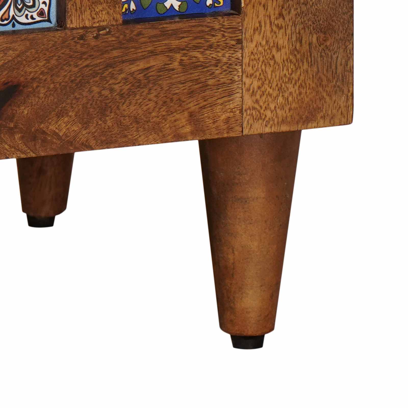 Κομοδίνο με συρτάρι Καφέ 50 x 33 x 60 εκ Στερεό ξύλο μάνγκο - Pakobazaar