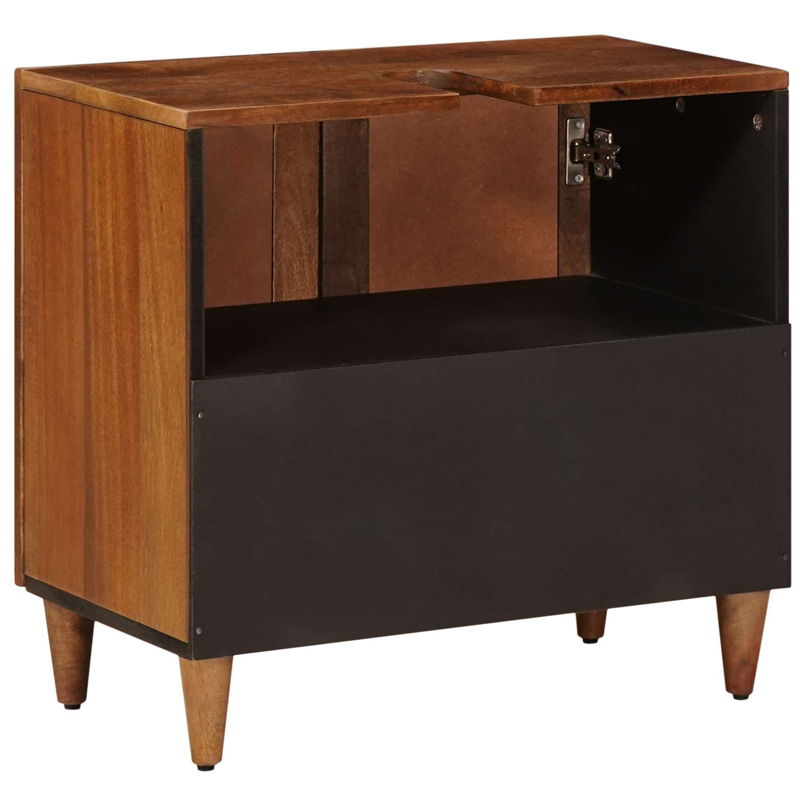 Ντουλάπα Νιπτήρα Mπάνιου με αποθήκευση Καρυδιά 62 x 33 x 58 εκ. - Pakobazaar