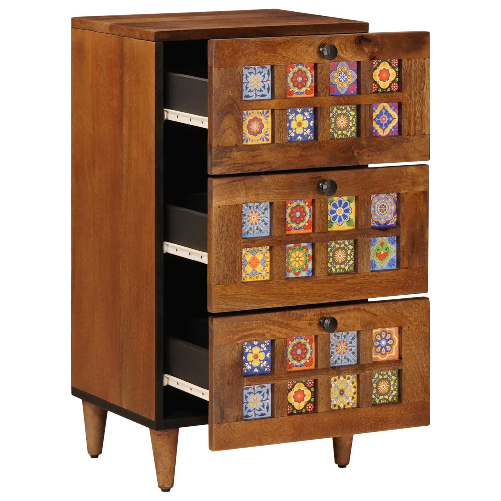 Πλαϊνό γραφείο Καρυδιά 40 x 33 x 75 εκ. Στερεό ξύλο μάνγκο - Pakobazaar