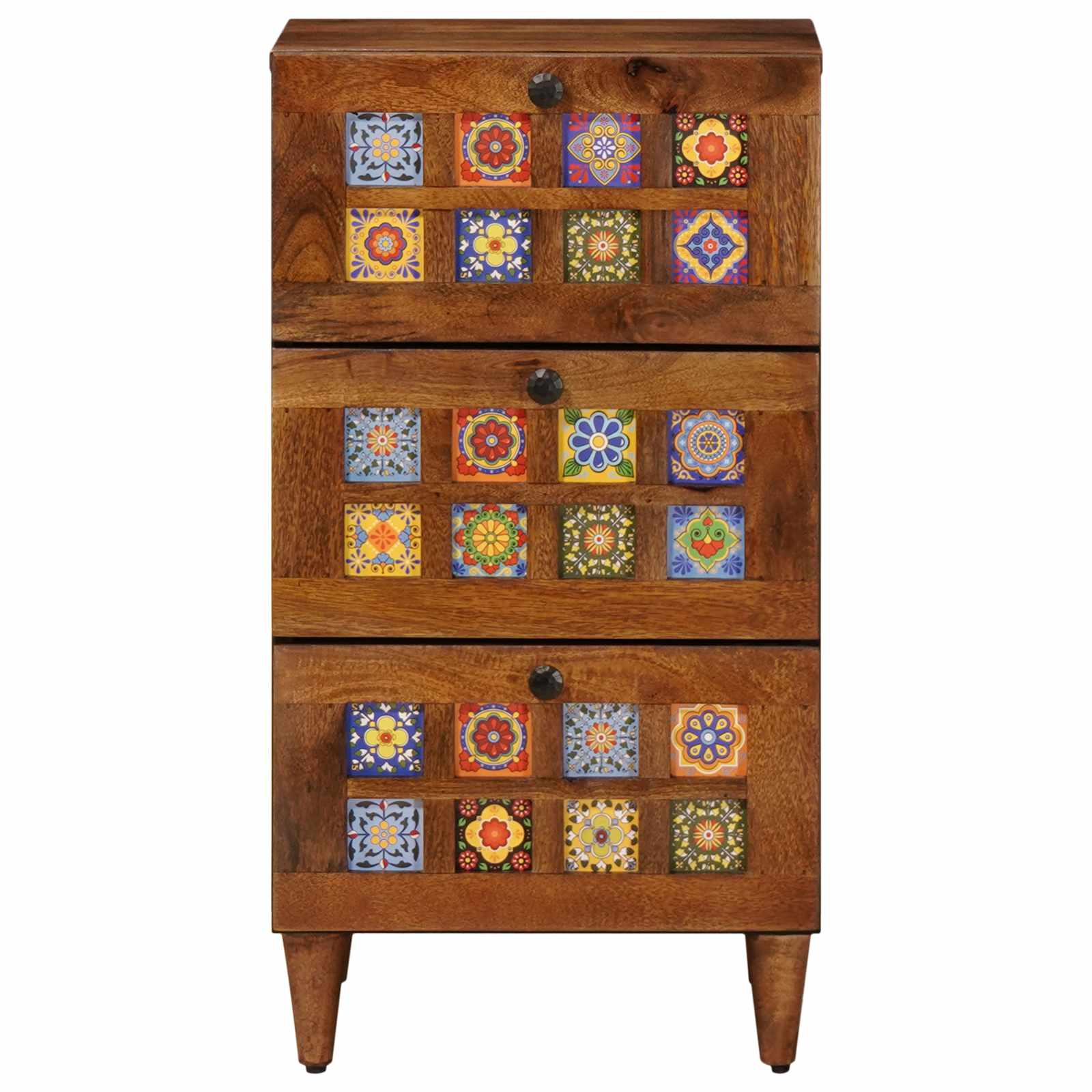 Πλαϊνό γραφείο Καρυδιά 40 x 33 x 75 εκ. Στερεό ξύλο μάνγκο - Pakobazaar