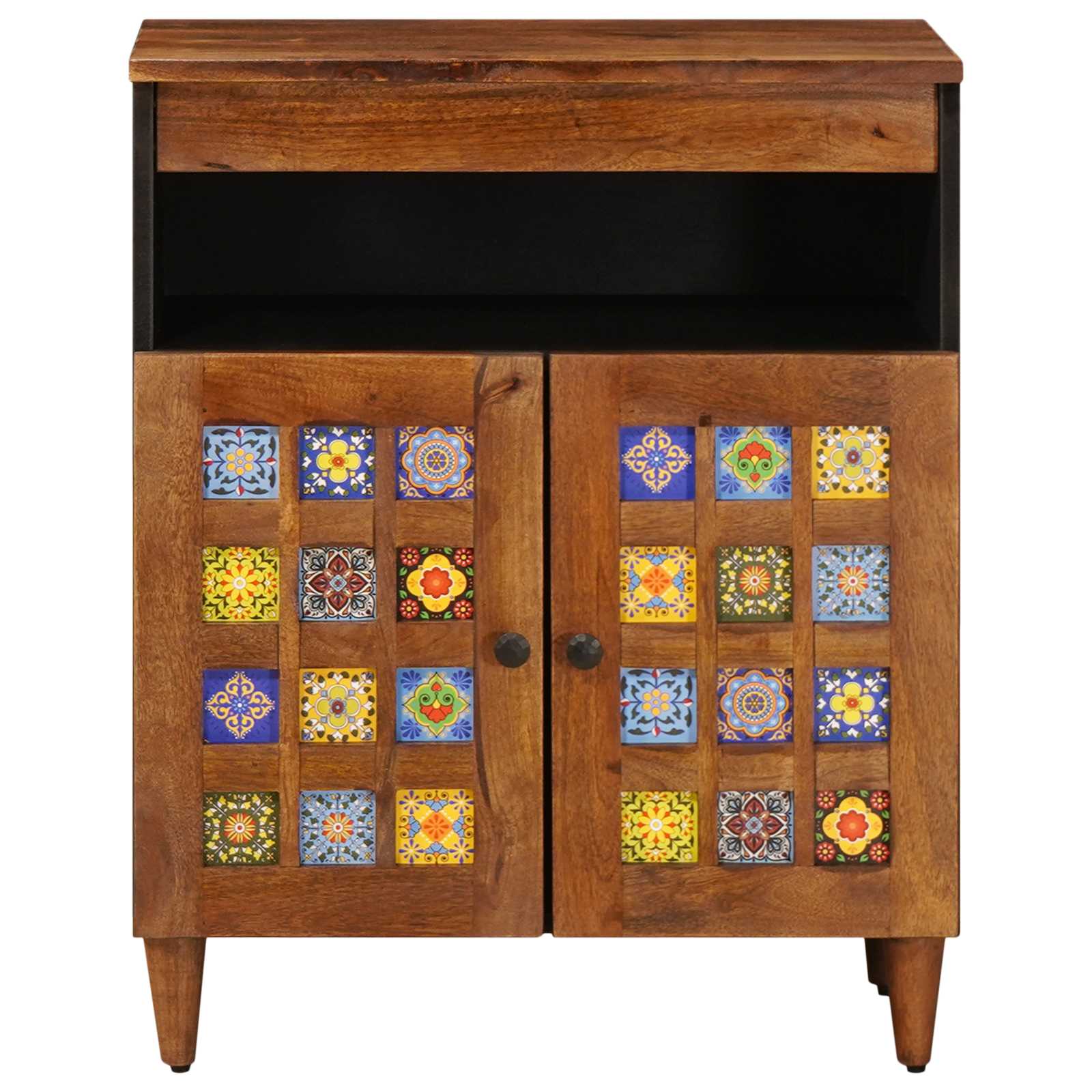 Πλαϊνό γραφείο Καρυδιά 60 x 33 x 75 cm Στερεό ξύλο μάνγκο - Pakobazaar