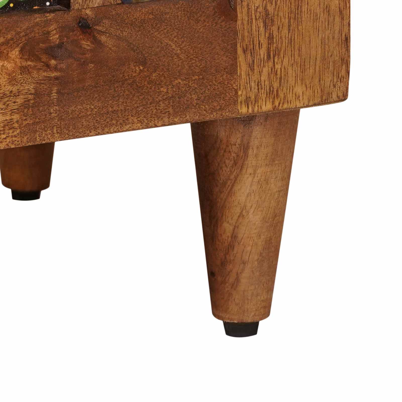 Highboard με πόρτα Καρυδιά 40 x 33 x 110 εκ Στερεό ξύλο μάνγκο - Pakobazaar