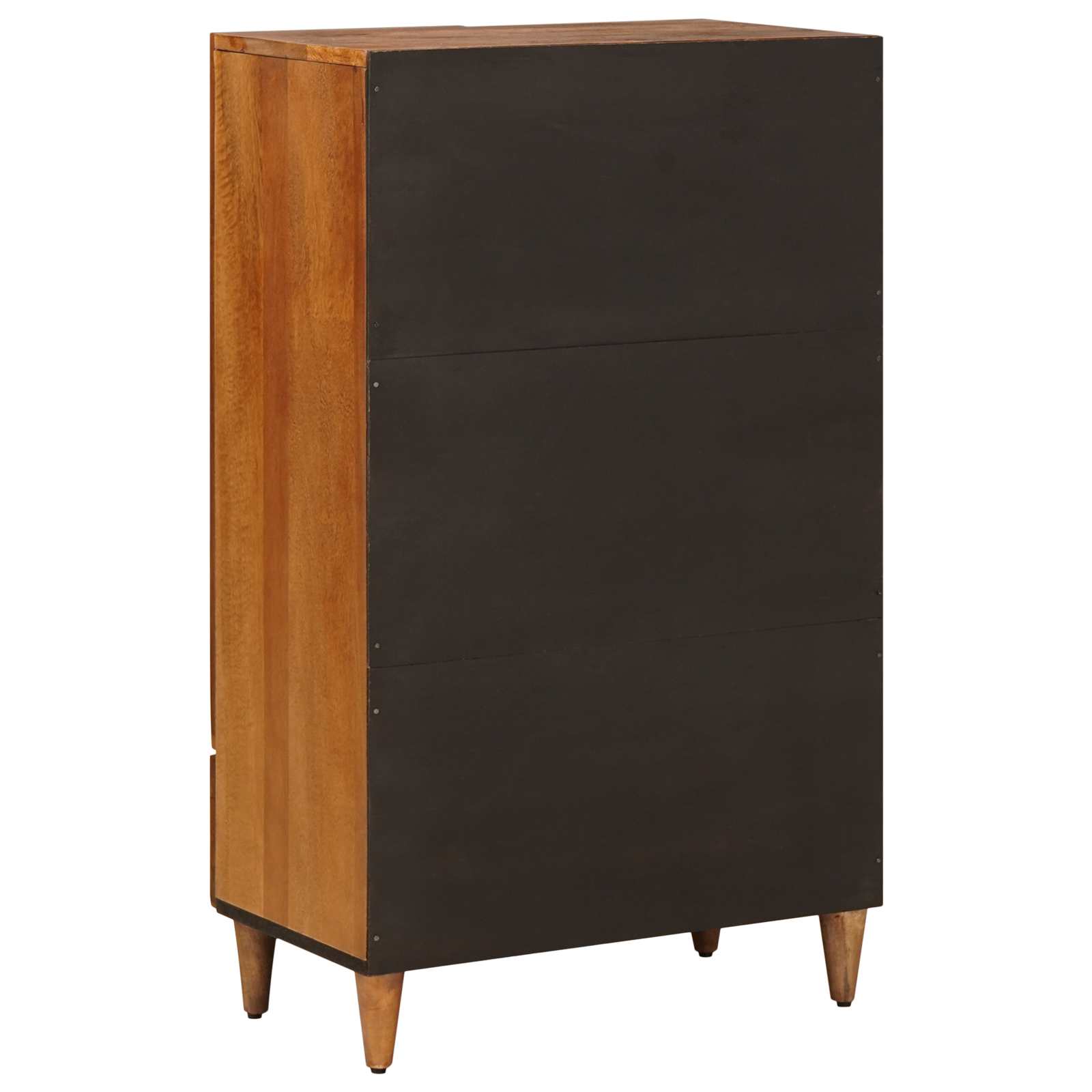 Highboard Καρυδιά 60 x 33,5 x 100 εκ. Στερεό ξύλο μάνγκο - Pakobazaar