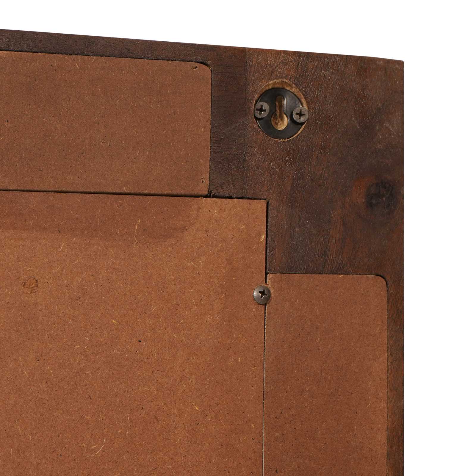 Καθρέφτης Μπάνιου Καρυδιά 50 x 70 x 2,5 εκ Στερεό ξύλο μάνγκο - Pakobazaar