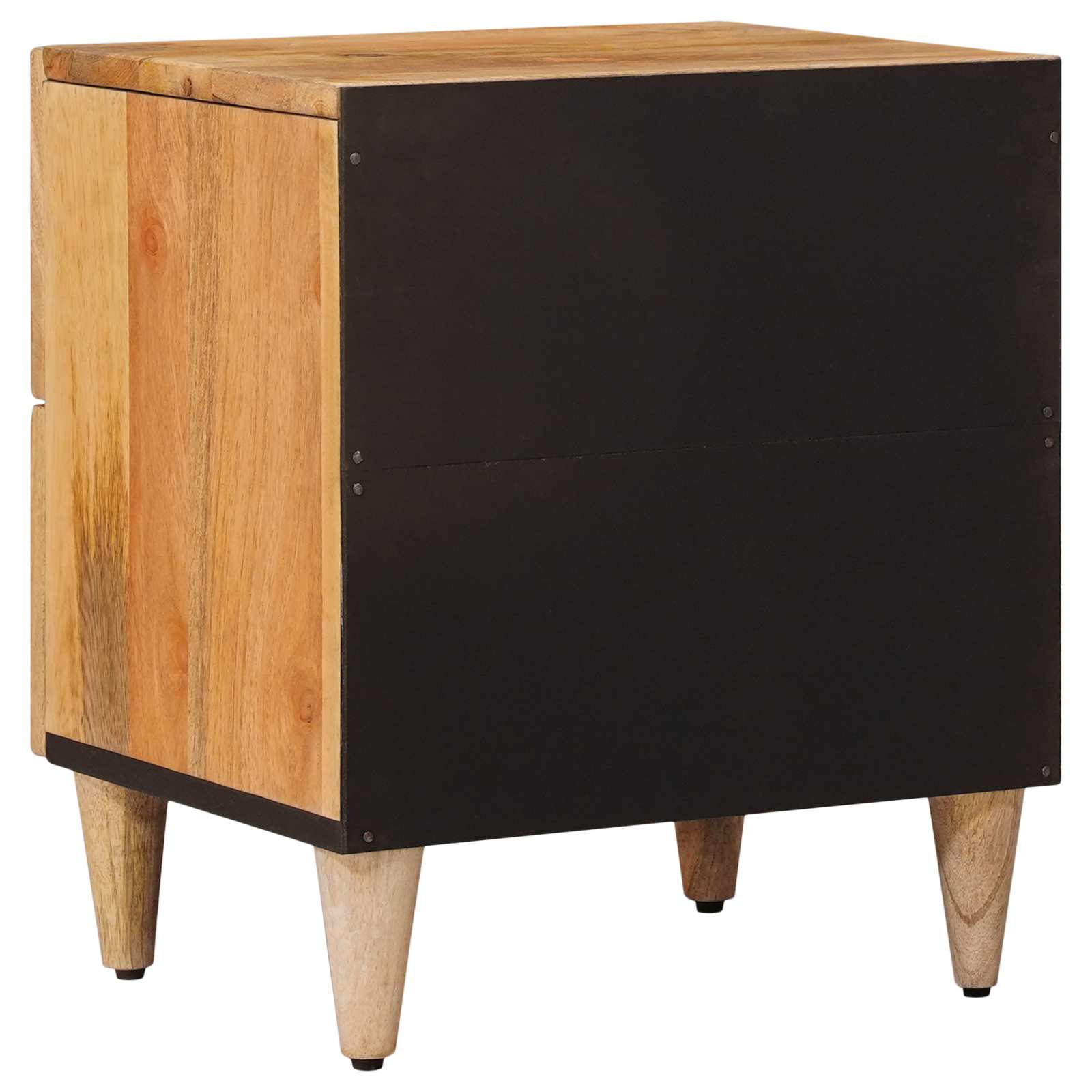 Κομοδίνο με συρτάρι Φυσικό 40 x 33,5 x 46 εκ Στερεό ξύλο μάνγκο - Pakobazaar