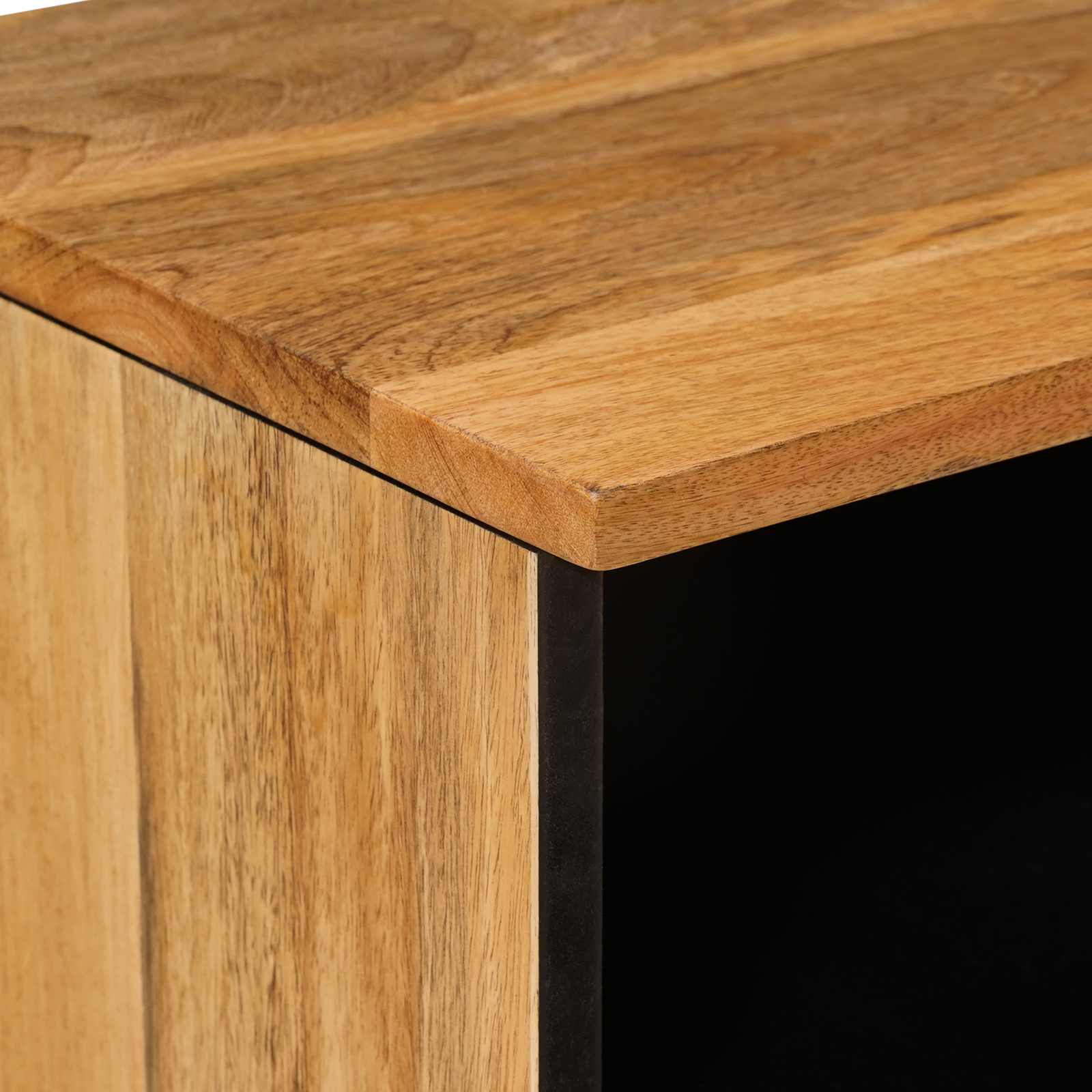 Ντουλάπι TV με ράφι Φυσικό 70 x 33 x 46 εκ Στερεό ξύλο μάνγκο - Pakobazaar