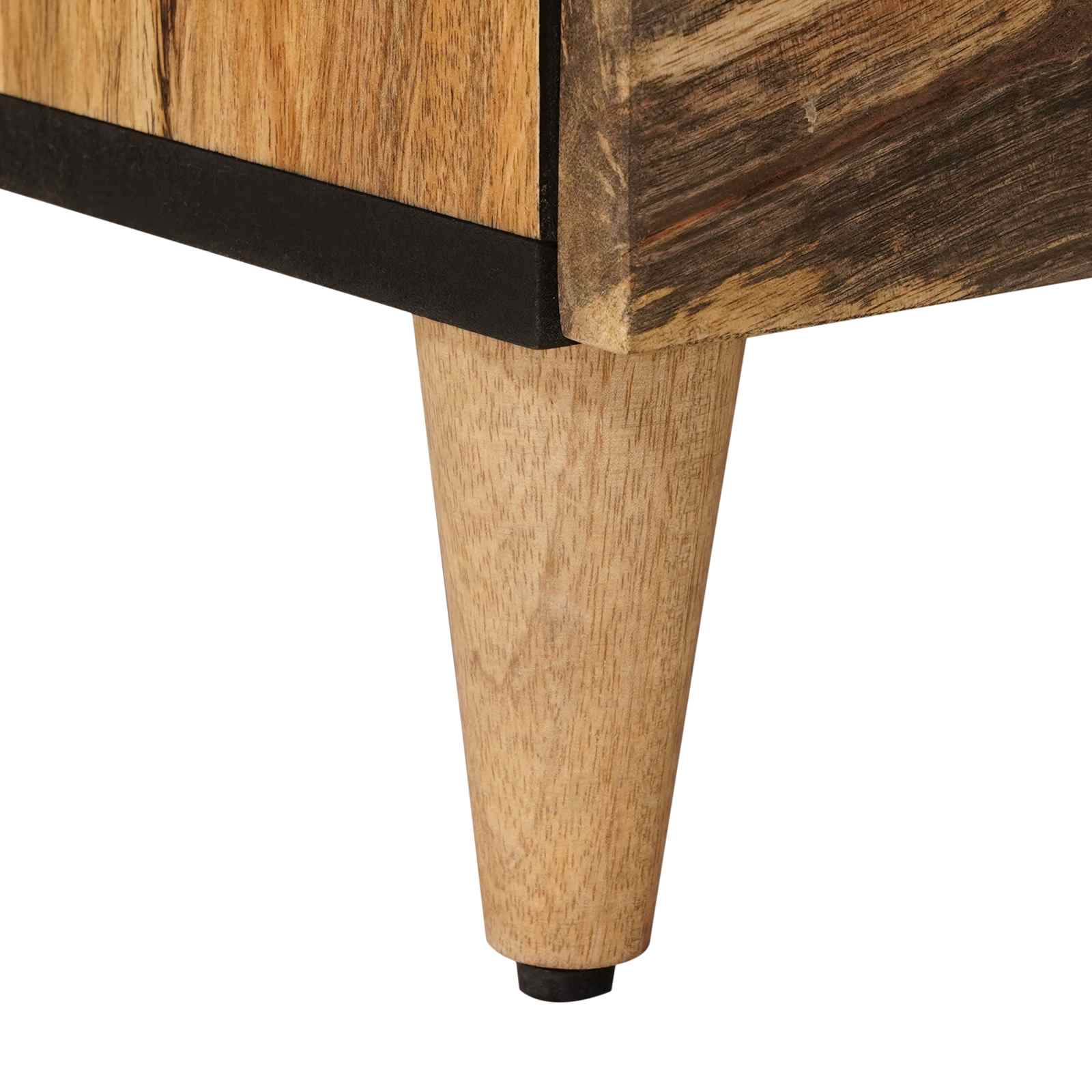 Ντουλάπι TV με ράφι Φυσικό 70 x 33 x 46 εκ Στερεό ξύλο μάνγκο - Pakobazaar