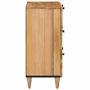 Πλαϊνό γραφείο Φυσικό 60 x 33 x 75 cm Στερεό ξύλο μάνγκο - Pakobazaar