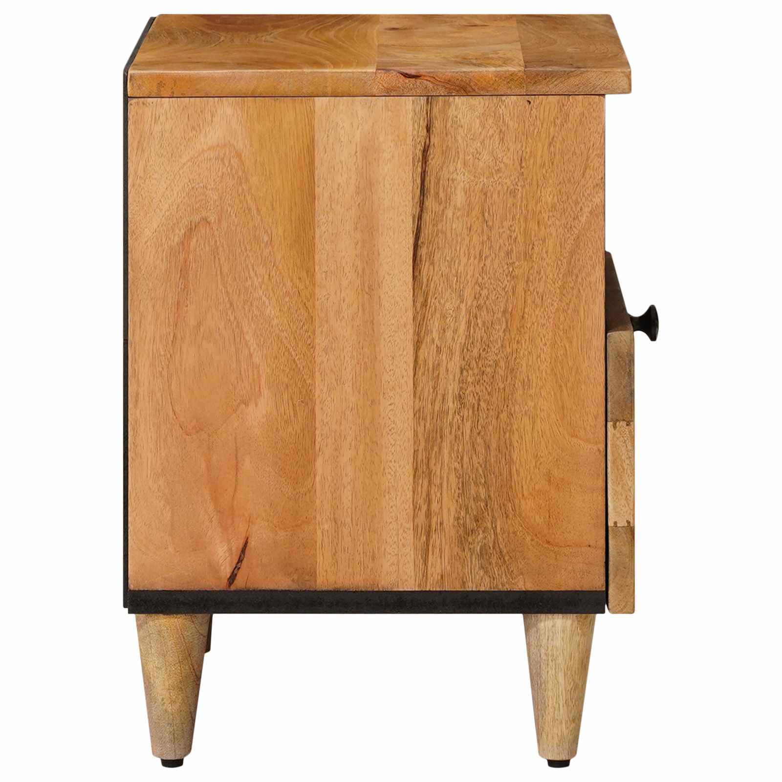 Κομοδίνο 2 pcs Φυσικό 40 x 33 x 46 εκ. Στερεό ξύλο μάνγκο - Pakobazaar