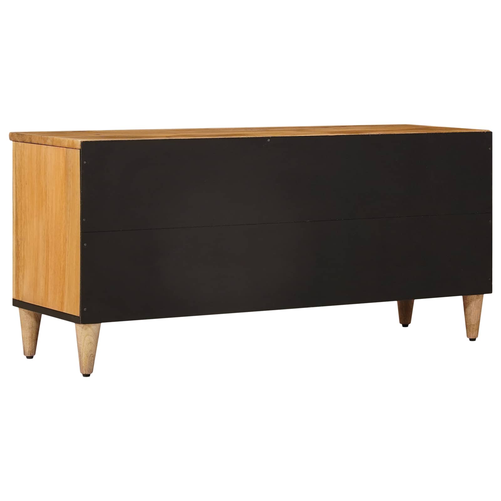 Ντουλάπι TV Φυσικό 100 x 33,5 x 46 εκ Στερεό ξύλο μάνγκο - Pakobazaar