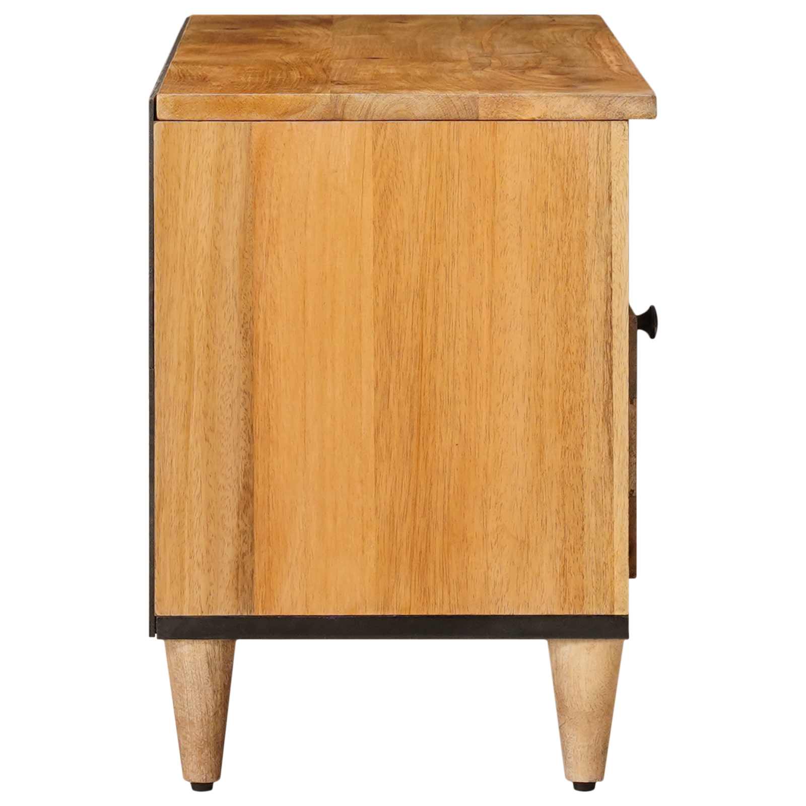 Ντουλάπι TV Φυσικό 100 x 33,5 x 46 εκ Στερεό ξύλο μάνγκο - Pakobazaar