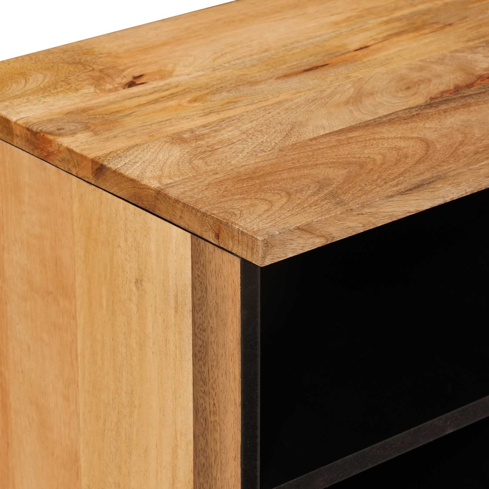 Ντουλάπι TV Φυσικό 80 x 33,5 x 46 εκ. Στερεό ξύλο μάνγκο - Pakobazaar