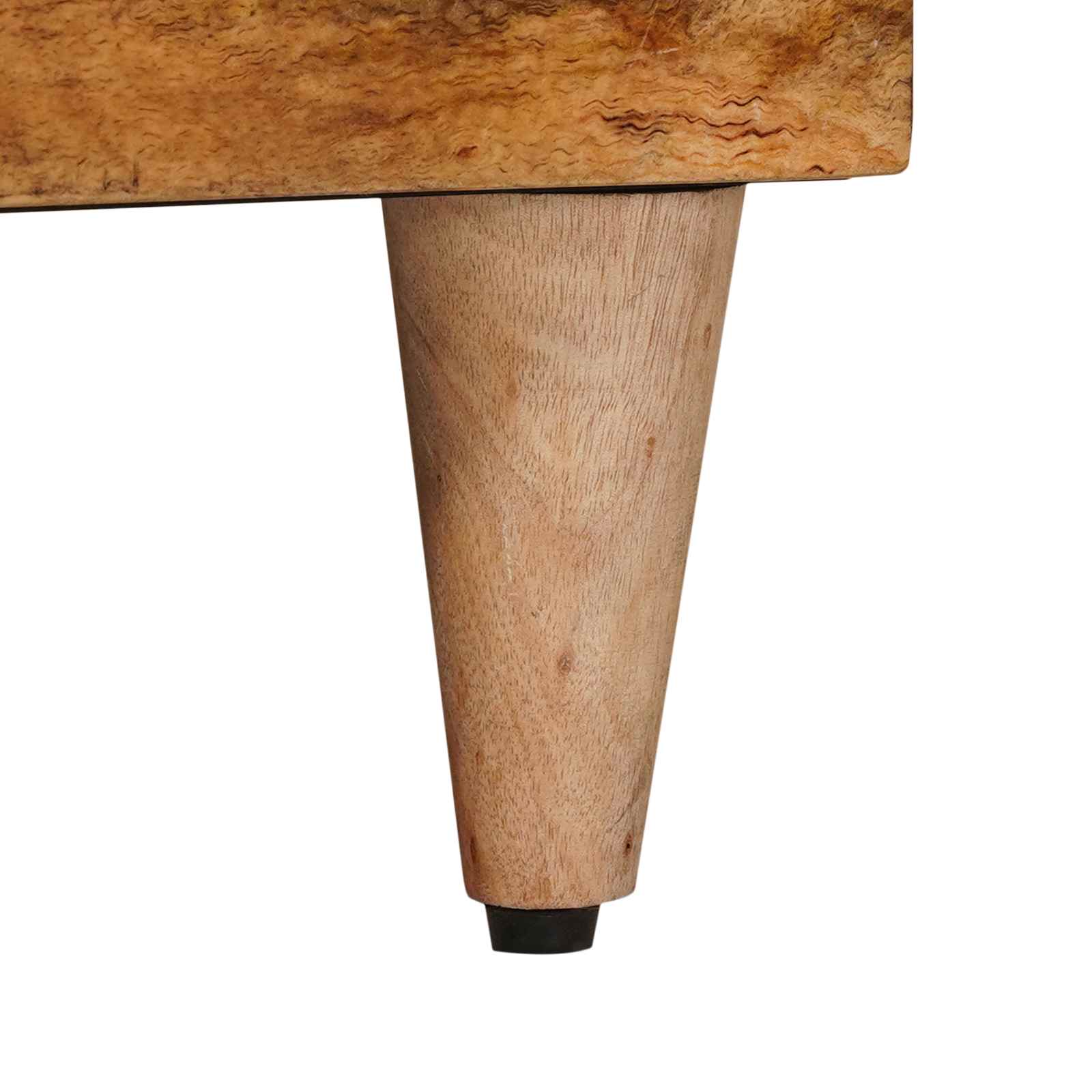 Ντουλάπι TV Φυσικό 100 x 33,5 x 46 εκ Στερεό ξύλο μάνγκο - Pakobazaar