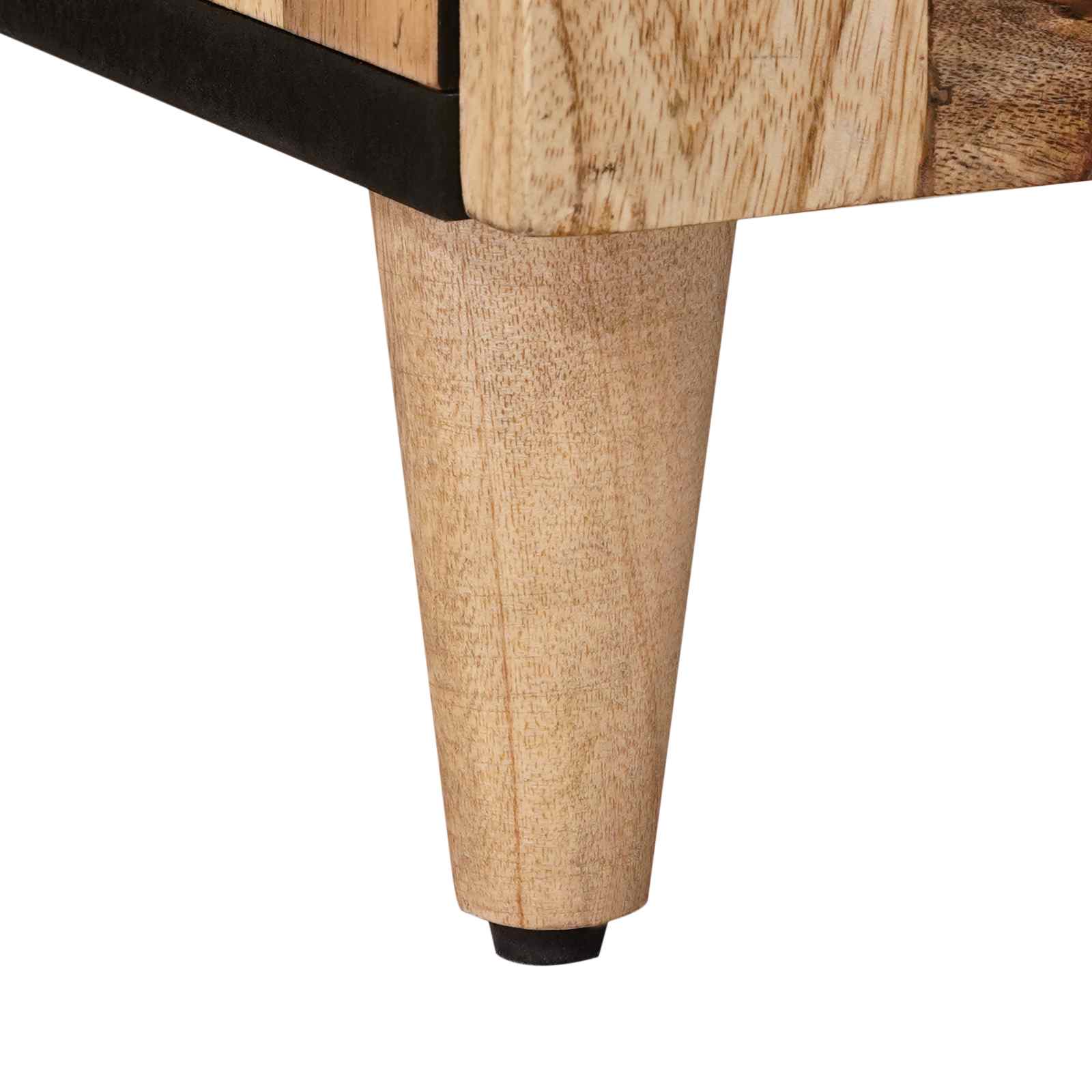 Ντουλάπι Μπάνιου Φυσικό 38 x 33,5 x 58 εκ. Στερεό ξύλο μάνγκο - Pakobazaar