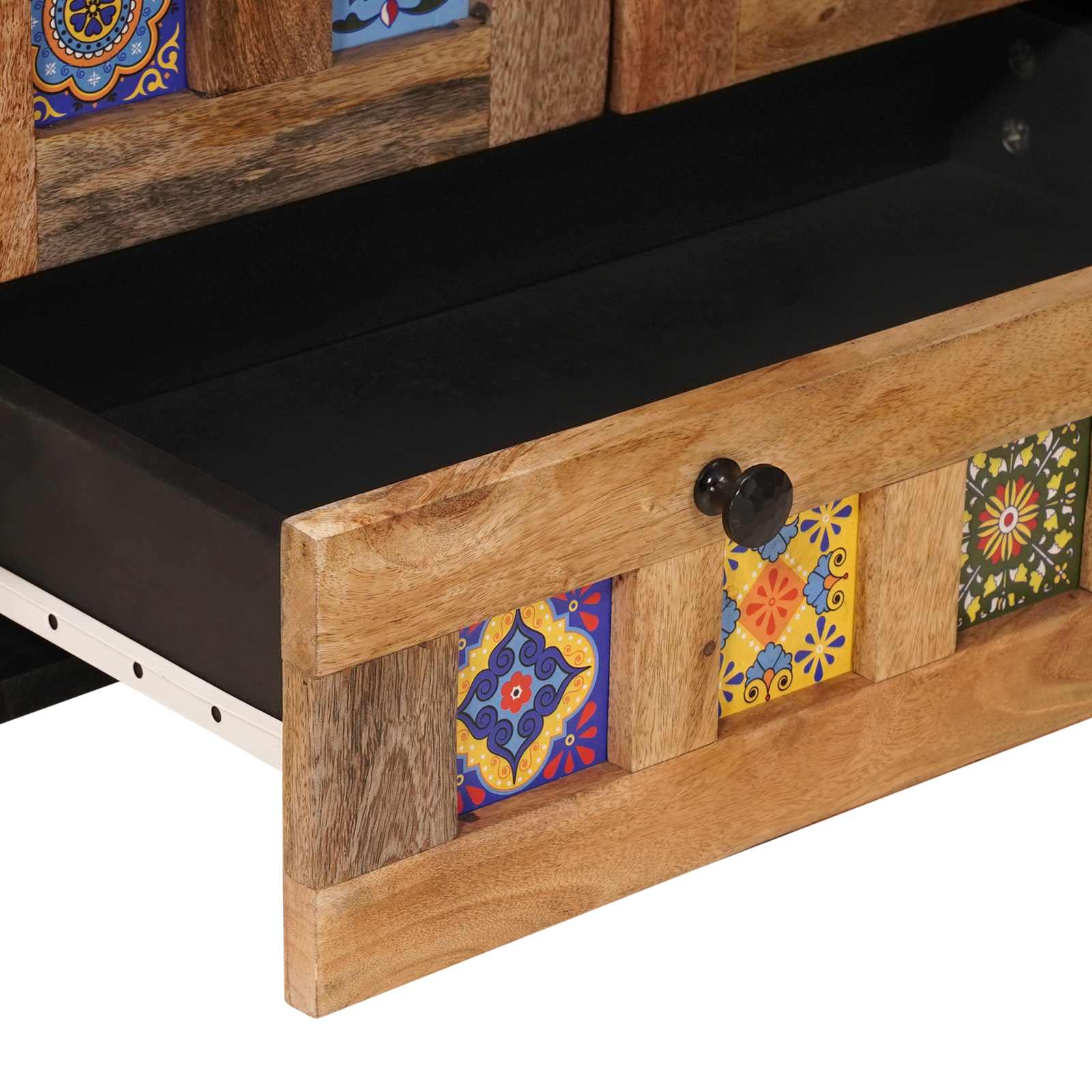 Highboard Φυσικό 60 x 33,5 x 100 εκ. Στερεό ξύλο μάνγκο - Pakobazaar