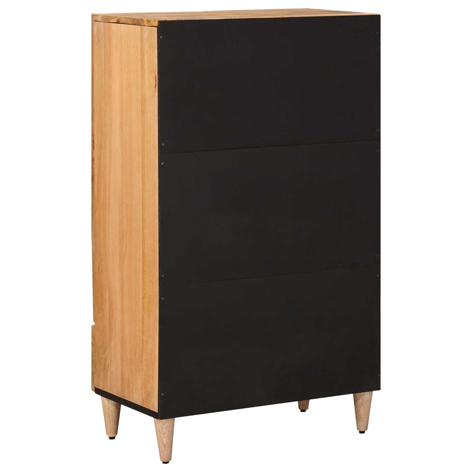 Highboard Φυσικό 60 x 33,5 x 100 εκ. Στερεό ξύλο μάνγκο - Pakobazaar