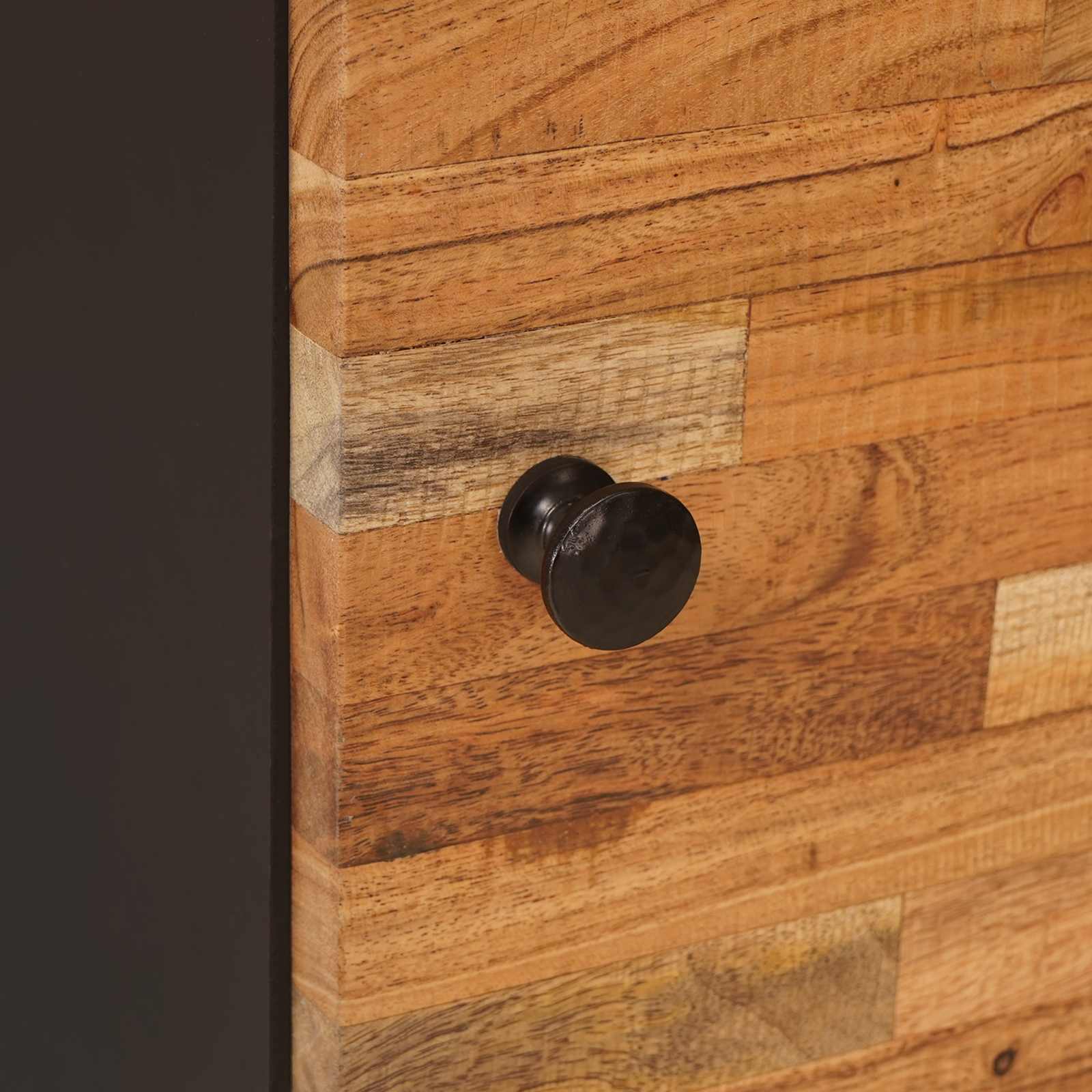 Κομοδίνο 2 pcs Καφέ 40 x 33 x 46 εκ. Στερεό ξύλο μάνγκο