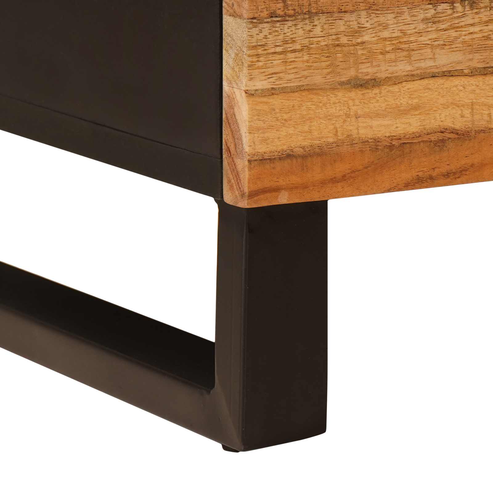 Κρεβατοκάμαρα 2 pcs Καφέ 40 x 33 x 46 εκ. Στερεό ξύλο μάνγκο