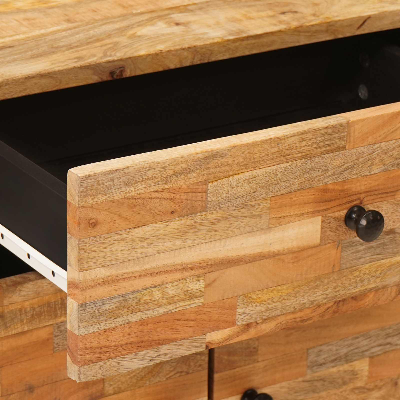 Κρεβατοκάμαρα Καφέ 50 x 33 x 60 εκ Στερεό ξύλο μάνγκο