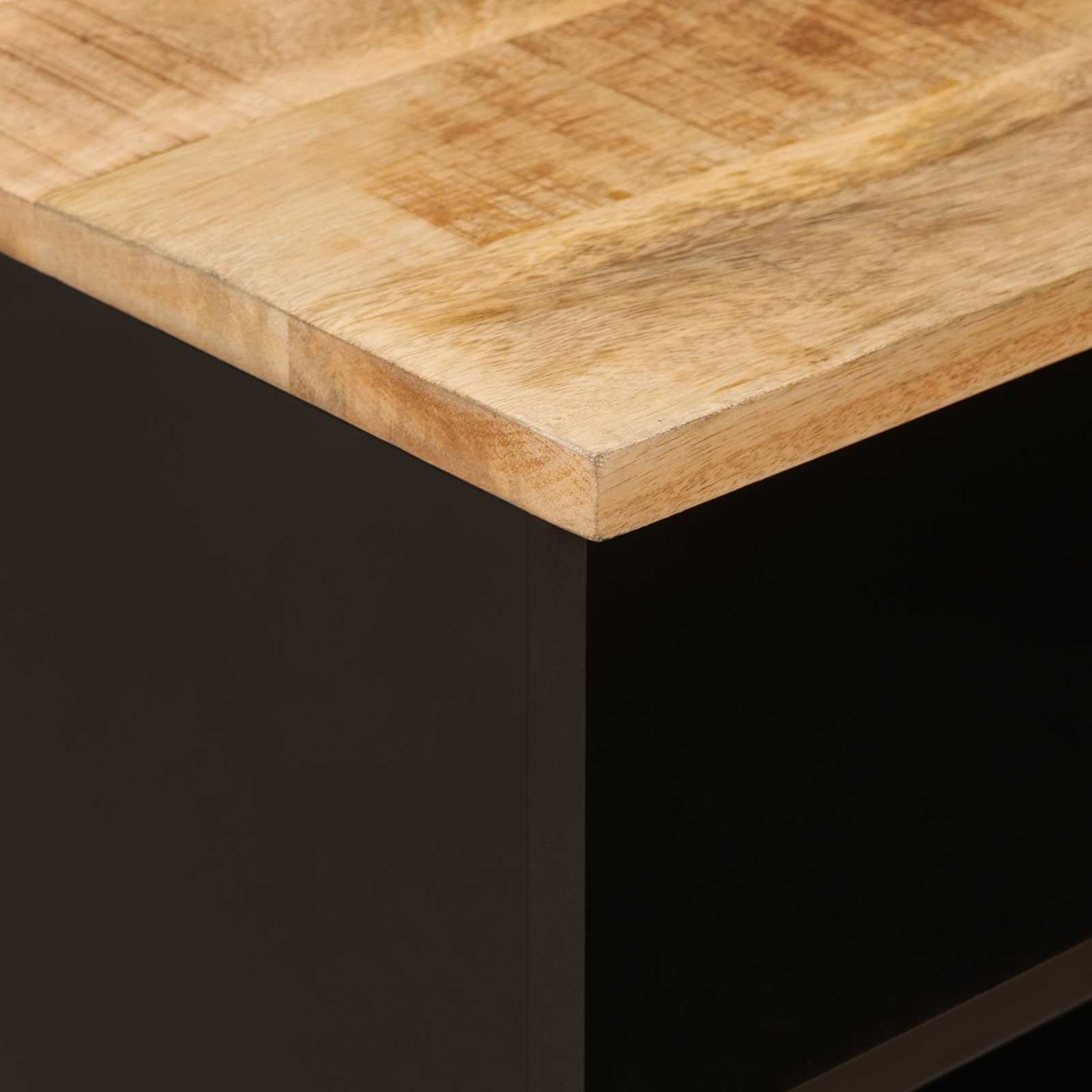 Ντουλάπι TV με συρτάρι Καφέ 80 x 33 x 46 εκ Στερεό ξύλο μάνγκο - Pakobazaar