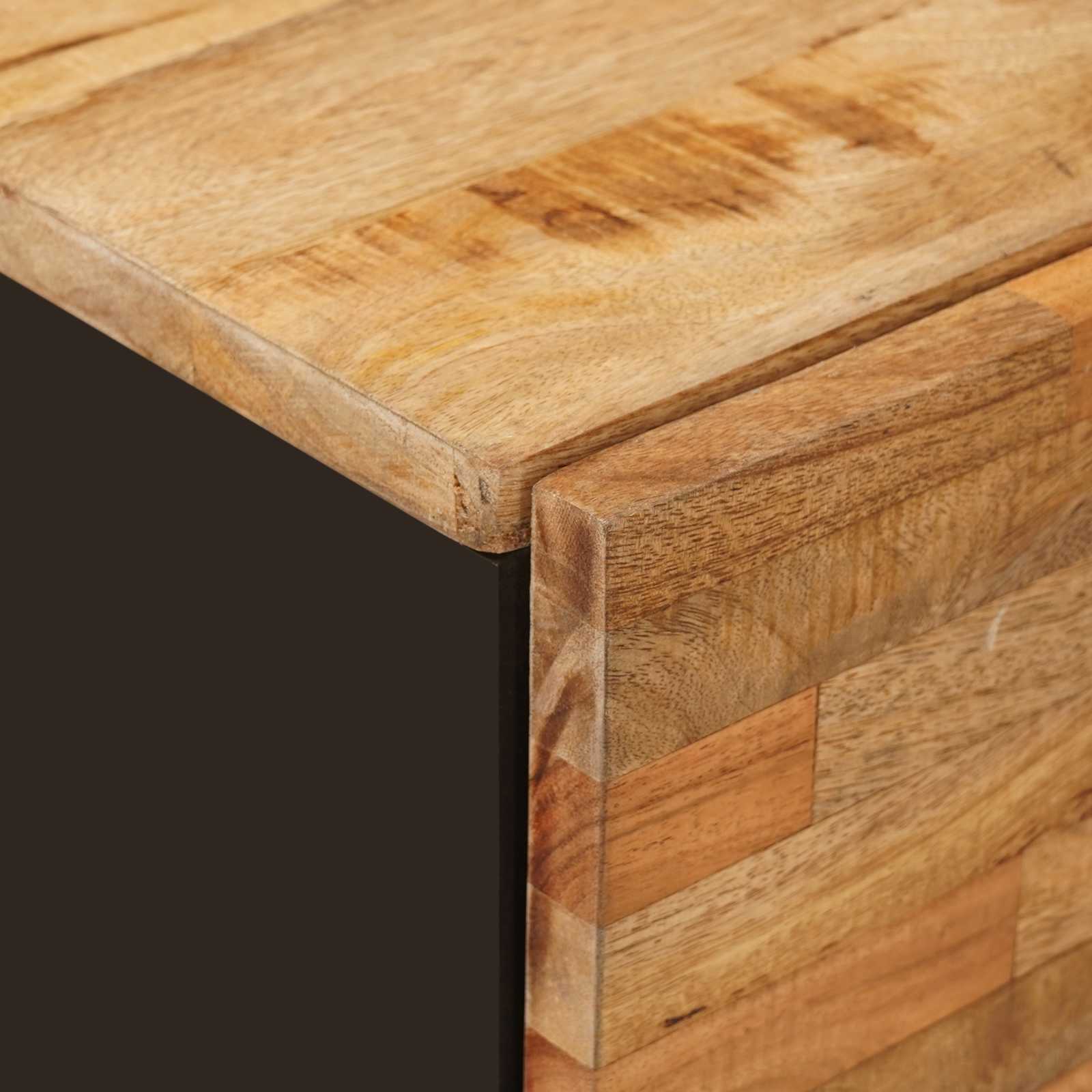 Ντουλάπι Μπάνιου Φυσικό 38 x 33 x 58 εκ. Στερεό ξύλο μάνγκο - Pakobazaar